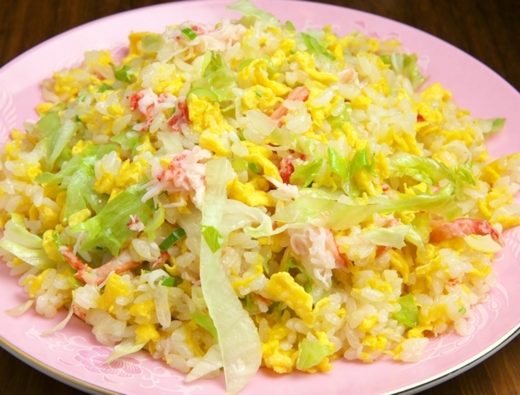 Zenkai Kosho_[Fried rice with crispy lettuce] 	
