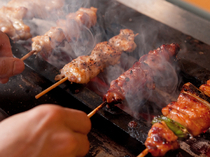 Nishi Azabu Bancho_Bancho's 6-skewer course, crisp outside and tender within