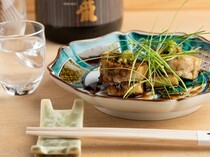 Kobe Kitano Sow_Ankimo and Grilled Conger Eel - Best enjoyed with Japanese sake.