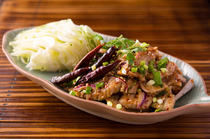 Celadon_Nam tok (pork) - A popular Thai meat salad