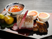 Hyotei Main Branch_[Hassun (assorted side dishes)] including our special Hyotei Egg 