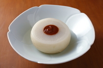 Gion Owatari_Boiled Keihoku turnip - Simmered in spring water from Shimogoryo Shrine