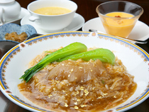 Wafuchuka Shoryutei_Our shark fin ankake fried rice meal Enjoy the luxury ingredient