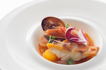 Restaurant Pleins d' Lerbes Kitakamakura_[Poele of Red Bigeye Boillabaisse Style] with a savory taste of fish