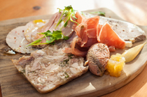 Beau Temps_Charcutterie Plate - Prepared wild game meat makes an appearance as well