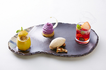 Verdemar_A limited course menu using lavish portions of okinawan ingredients - "Ryukyu marche's desserts"