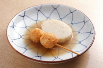 Joyato Toyosaki Honke_Kneading and cooking, all from scratch! - 2 kinds of kneaded dishes "Ebiten (shrimp cakes)" and "sumaki (fish cake)"