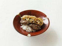 Yakiniku & Sake USHIGORO Kan Gotanda Branch_Ultimate Flank Steak (With special secret sauce and small rice)