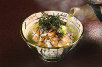 Nihonbashi Osaka_Our sea bream chazuke (rice with green tea) showcases fresh sea bream with our special sesame sauce made with cashews, walnuts and sesame