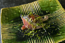 Sushi Matsumoto_[Lightly Roasted Returned Bonito] One of our small dishes. Enjoy the best taste of the season.