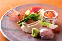 Shiki Suikatei_[Otsukuri (sashimi)] Enjoy the tasty local fish of the Minamikayabe and Volcanic bay areas
