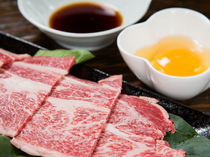 KAZU -YAMAGATA BEEF BAR-_[Yakisuki] Enjoy carefully-selected shoulder loin with a tender melting texture