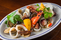 Bogamari Cucina Marinara_[Marinated Seafood in Orange Flavor] with the refreshing taste of various clams