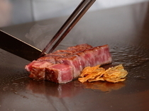 JA Zenno Hyogo restaurant  Kobe Plaisir _The [Teppanyaki] will melt in your mouth, with meat that is juicy and seafood so full of flavor