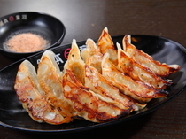 Kappa Ramen Honpo America Mura Branch_With an original thin crust, the [Kappa dumplings] have a crispy texture