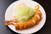 Sugita_[Deep Fried Shrimp], a fresh and juicy shrimp in a light batter served with our home-made tartar sauce.
