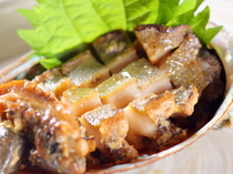 Beefsteak Kawamura Sannomiya main branch_[Wild Live Black Abalone] Enjoy a liver sauce full of savory taste. The more it is grilled, the tenderer it becomes.