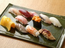 SUSHI-FUMI_Simmered Sea Eel - is especially exquisite. Enjoy well-balanced nigiri in the second half of the course.