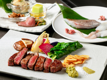 Teppanyaki Sanga_[Courses] Fully enjoy Yamagata Beef to your heart's content with our voluminous courses.