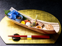 Japanese Cuisine Shunka_[Assorted Appetizers] Enjoy colorfully-decorated local ingredients from Shinshu.