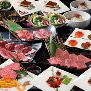 Yakiniku Yamato Coredo Nihonbashi Branch_Silver Course - You can easily taste popular parts.