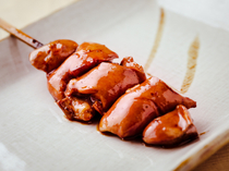 Toriyoshi Naka-Meguro Branch_[Chigimo (chicken liver)] With a rich savory flavor.