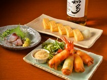 Agu-buta-shabu Izakaya Hakuryu Nishiki_A La Carte Menu - There is a wide variety that goes well with alcoholic beverages.