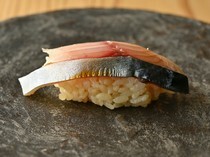 Sushi Onikai_Soy Marinated and Smoked Seasonal Fresh Fish - tightly packed with amazing fish flavors