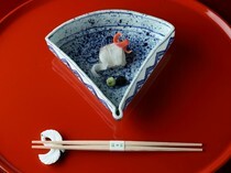 Kioicho Fukudaya_Otsukuri (sliced raw fish) made with seasonal, natural fish - Beautiful to look at, joyous to taste.