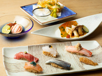 Sushi Urayama Nihonbashi_Joganji - Relax and taste this elaborate dinner course with sake (Japanese alcohol).
