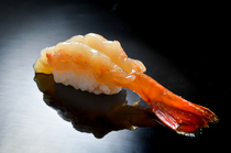 Sushi Kappo Kakihachi_[Marinated Jumbo
Shrimp] Enjoy a firm texture and sweet flavor.