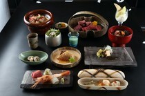 Nihon Yakiniku Hasegawa Bettei Ginza_Chef's Choice Seasonal Kaiseki Course Meal -  17-dish course includes tongue, outside skirt, long-fattened branded Black Wagyu, and seasonal ingredients from the mountains and the sea.