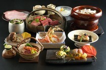 Nihon Yakiniku Hasegawa Bettei Ginza_Seasonal Luxurious Ingredients Course Meal- A special course based on the Chef's Choice Seasonal Kaiseki Course Meal, incorporating the most luxurious seasonal ingredients.