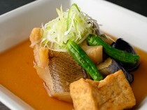 Koukian_Kimagure Simmered Fish - A classic menu item of Japanese cuisine.