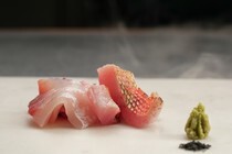 Iwahiba_Aged Sashimi - with seasonal fish made even more flavorful.
