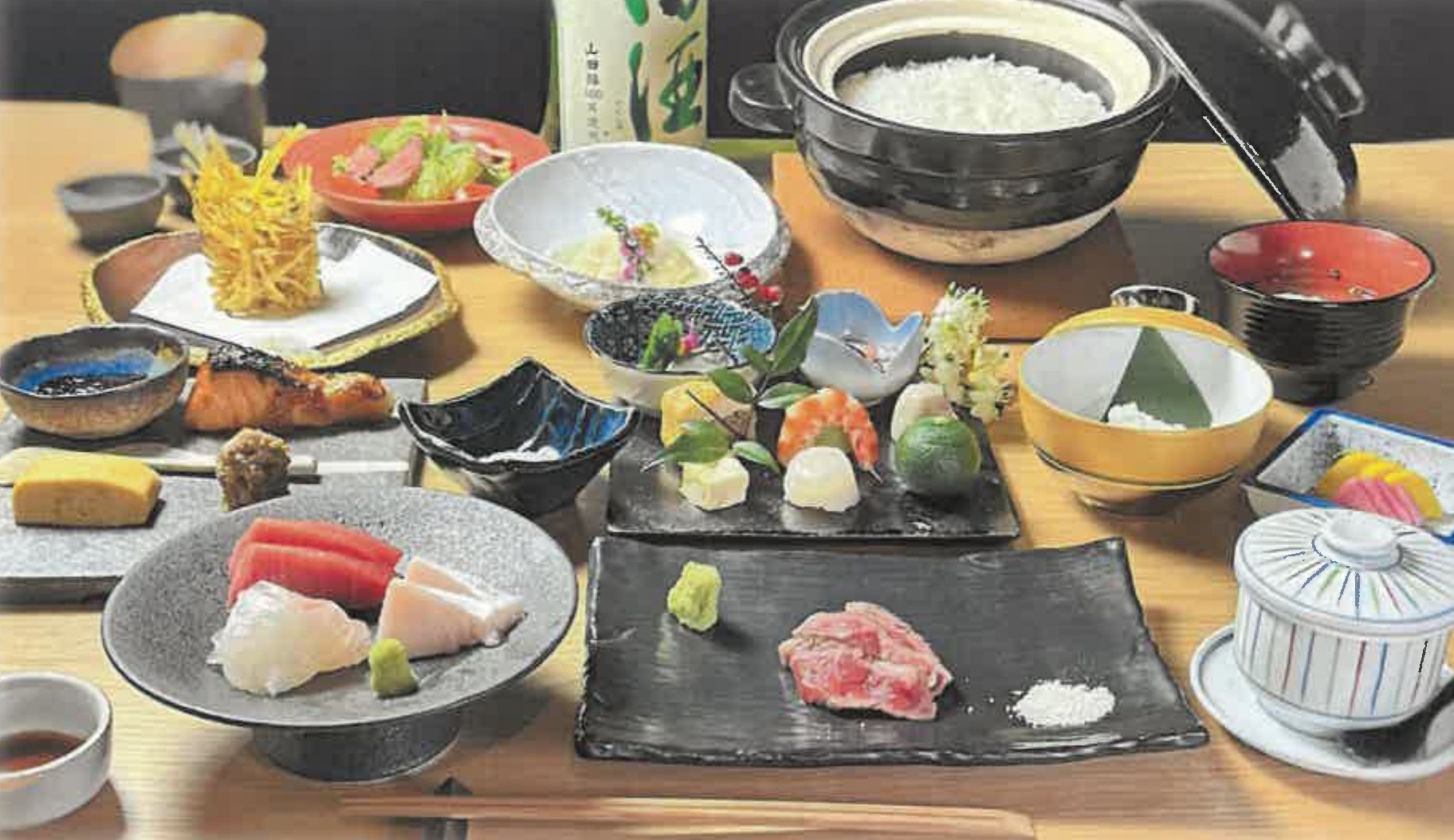 Niku to Sakana Second Class Tokyo_Rice cooked in a pot travel course