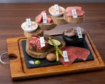 USHIHACHI Akihabara Branch_Assorted 7 selections of Japanese Black Wagyu Beef