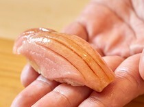 Sushi Renma_Maguro (tuna) - Brings a fatty, fine texture and deep flavor.