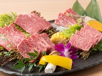 Kobe Beef Yakiniku Okatora_Assortment of 5 Kinds of Carefully Selected Wagyu Beef- The quality and flavor of carefully selected Wagyu beef is exceptional. You can compare premium parts of beef.