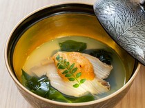 Sushi Suzuki_Seasonal Delicacies / Seasonal Soup - Appear in the course with a perfect balance!