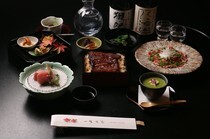 Shabu-shabu Sukiyaki Unagi Yoshino_Unagi Course for dinner