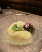 San Bettei Kitashinchi Branch_San's Delicious Cold Noodles - Simple but rich taste. A photogenic dish.