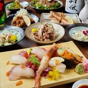 Torisakana Umeda Branch_All-you-can-eat course with 66 items - You can eat yakitori, sushi, and shabu-shabu as much as you want!