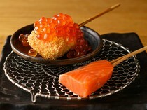 Kushitei Kyobashi Ginza-itchome_Salmon & Salmon Roe