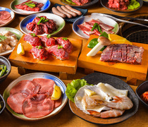 Yakiniku no Kawayoshi_All-you-can-eat Premium Course - You can fully enjoy both meat and seafood. It is the best choice for satisfaction.