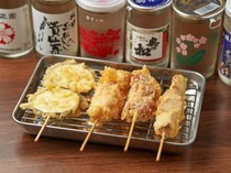 Okinoshima Suisan Shimokitazawa Branch_Kushiten - The crispy batter locks in the flavor of the ingredients.