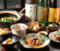 Japanese Restaurant Gin_Pairing Course - A luxurious dining experience to enjoy the beauty of Japan.