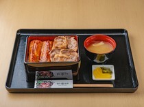 Wagyu Kurosawa Sakaimachi-dori Branch_Grilled Eel & Wagyu Rice Bowl - The best choice when you want to eat Japanese eel and Wagyu beef at once.