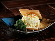 GION Yamaneko_Homemade Potato Salad  - To be enjoyed with crispy wafers.