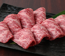 Ushikoi Shinjuku Branch_Wagyu Rib Core - It has finely textured meat and refined flavor.